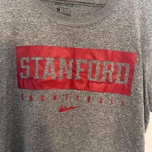 Stanford Basketball Gray T-Shirt